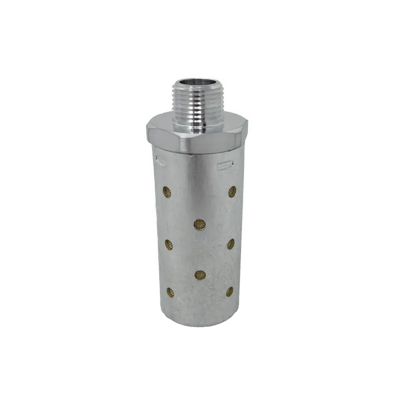 Mb003a : Norgren Quietaire Series, Heavy Duty Muffler, 3/8 Npt Male Thread, Brass Wire Element 1
