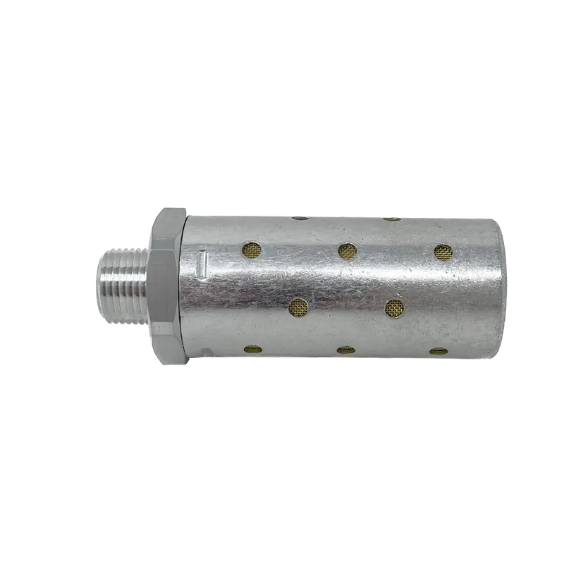 Mb003a : Norgren Quietaire Series, Heavy Duty Muffler, 3/8 Npt Male Thread, Brass Wire Element 2