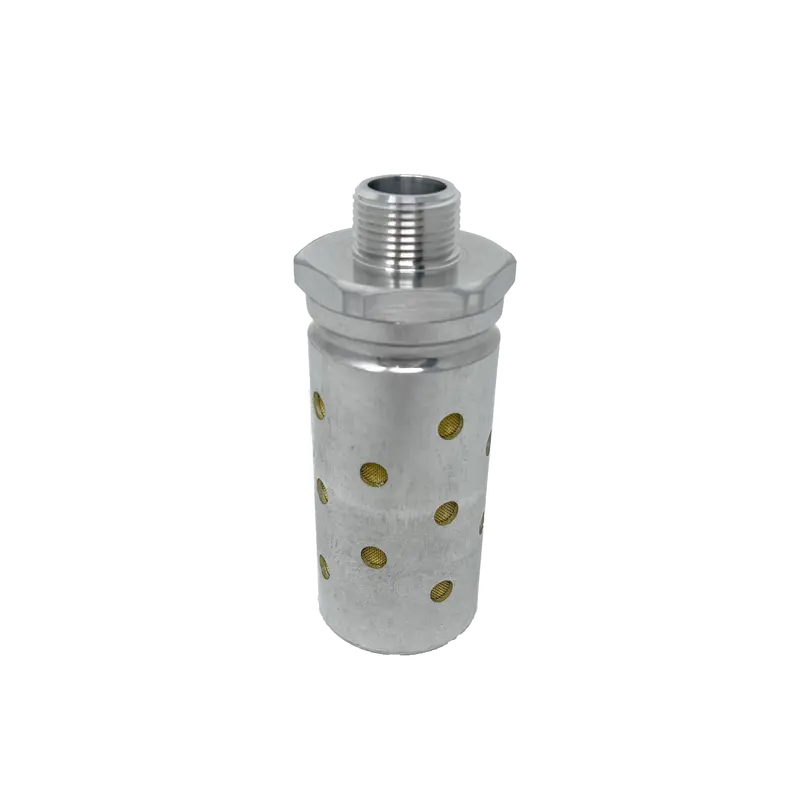 Mb006a : Norgren Quietaire Series, Heavy Duty Muffler, 3/4 Npt Male Thread, Brass Wire Element 1