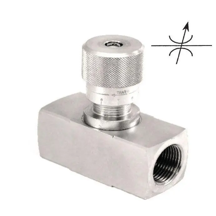 Ns#24-1 : Afp Needle Valve, #24 Sae (1.5"), 4000Psi And 80Gpm Flow Rated, Steel 1
