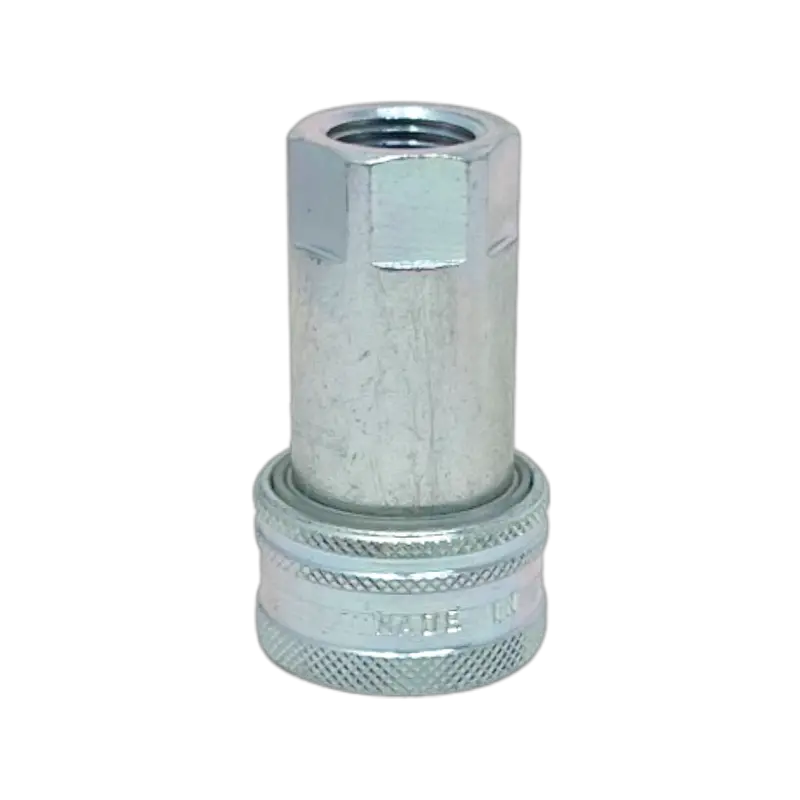 Nv 12-58Sae F : Faster Quick Disconnect, Female 1/2" Coupler, 0.625 (5/8") Orb Connection, 4351Psi Mawp, 19.81 Gpm, Sleeve Retraction Style, Connection Under Pressure Not Allowed 2