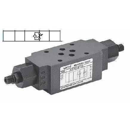 Ocy-G01-B-Y-20 : Nachi Flow Control, D03 (Ng6), 50Gpm, 3625Psi, Non-Compensated, Hand Screw, Meter Out Control, Throttle Line B 1