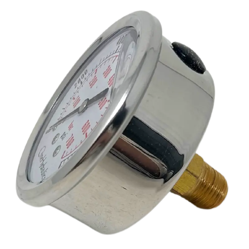 Ohi-G-2.5-10K-C-Fire : Fire Sale Cf1p-700D-Ohi : Dynamic Cf Series 2.5 Face Pressure Gauge, 0-10,000Psi Pressure Range, 1/4 Npt, Center Back, Onehydraulics Logo - All Sales Final 2
