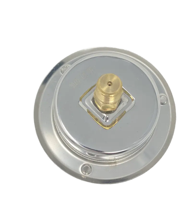 Ohi-G-2.5-10K-F : Onehydraulics 2.5 Face Pressure Gauge, 0-10,000Psi Pressure Range, 1/4 Npt,Panel Flange 2