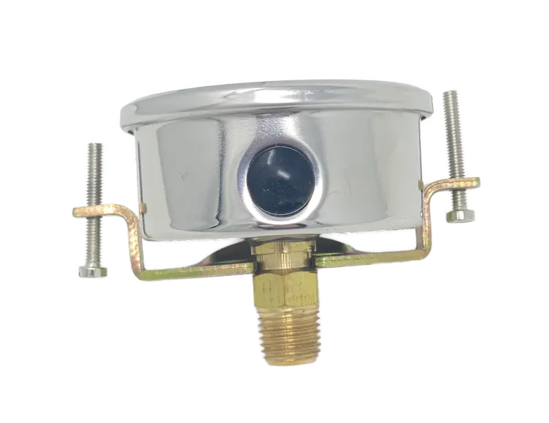 Ohi-G-2.5-10K-U : Onehydraulics 2.5 Face Pressure Gauge, 0-10,000Psi Range, 1/4 Npt, Panel Clamp Style 2
