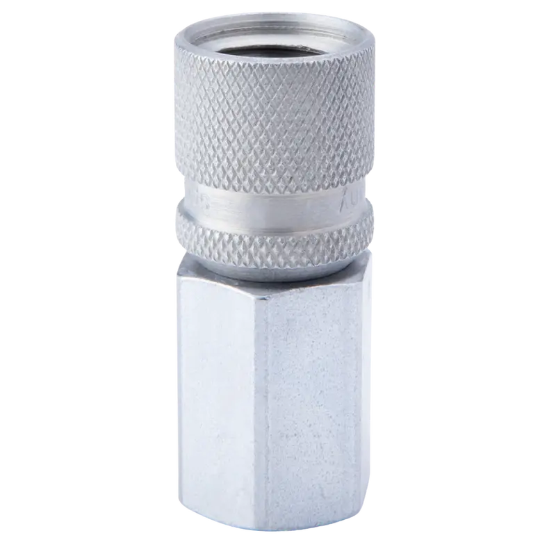 Pgam1620cbn1/4 : Anchor Direct Pressure Gauge Adapter, 1/4" (-04) Female Npt X M16 X 2, Zinc Nickel Plated Carbon Steel, Buna Seals 1