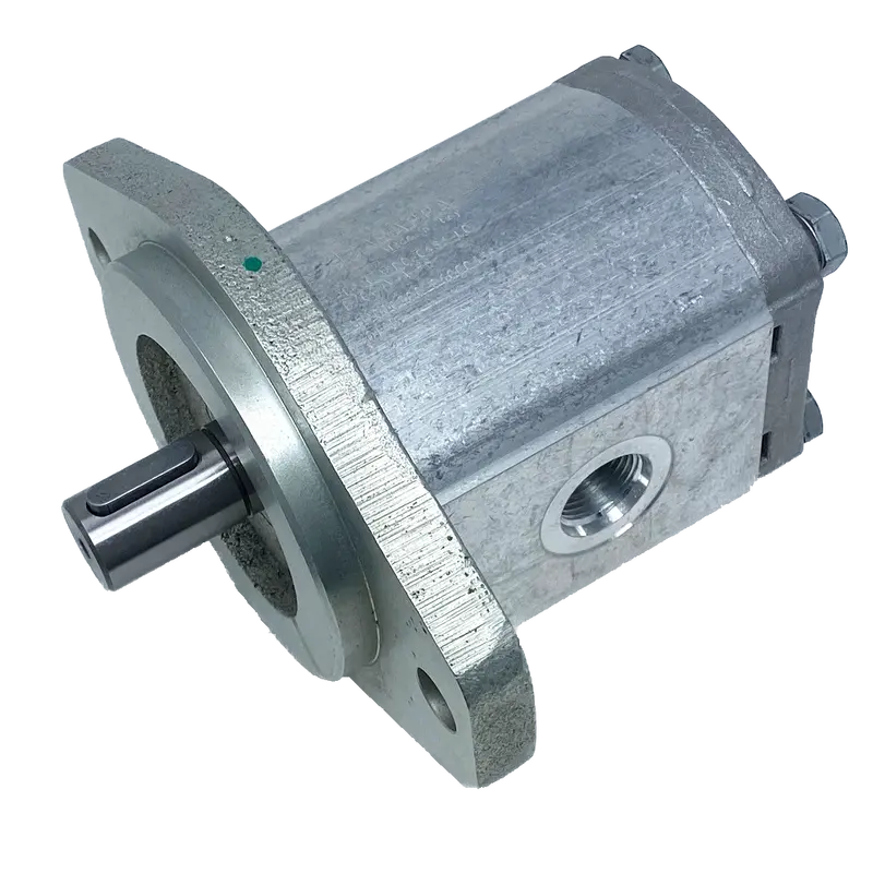 Phm20.25B0-32S5-Loc/Og-N-L : Casappa Polaris Gear Motor, 26.42Cc, 3335Psi, 3000Rpm, Reversible Interior Drain, 3/4" Bore X 1/4" Key Shaft, Sae B 2-Bolt Flange, 0.625 (5/8") #10 Sae In, 1.25" #20 Sae Out, Cast Iron Body Cast Iron Flange And Cover 1