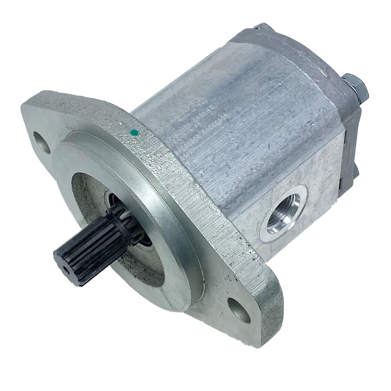 Php20.25D0-04S5-Log/Oc-N-L : Casappa Polaris Gear Pump, 26.42Cc, 3335Psi Rated, 3000Rpm, Cw, 13T 16/32Dp Shaft, Sae B 2-Bolt Flange, 1.25" #20 Sae Inlet, 0.625 (5/8") #10 Sae Outlet, Cast Iron Body Cast Iron Flange And Cover 1