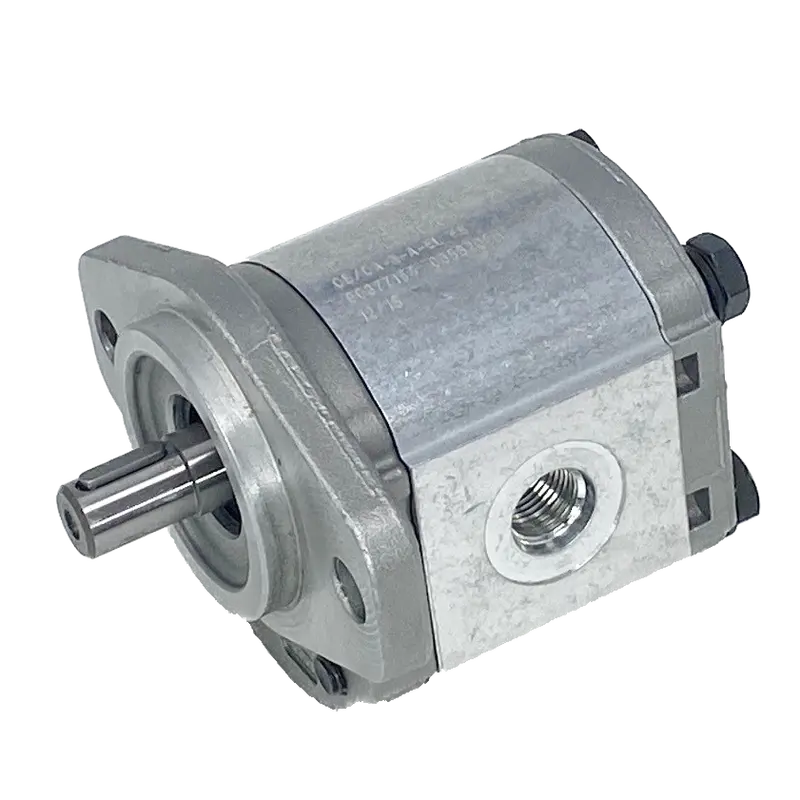 Plm10.6,3R0-30S0-Lob/Oc-N-El : Casappa Polaris Gear Motor, 6.67Cc, 3335Psi Rated, 3500Rpm, Birotational Rotation, 1/2" Bore X 1/8" Key Shaft, Sae Aa 2-Bolt Flange, 0.5 (1/2") #8 Sae Inlet, 0.625 (5/8") #10 Sae Outlet, Aluminum Body & Flange 1