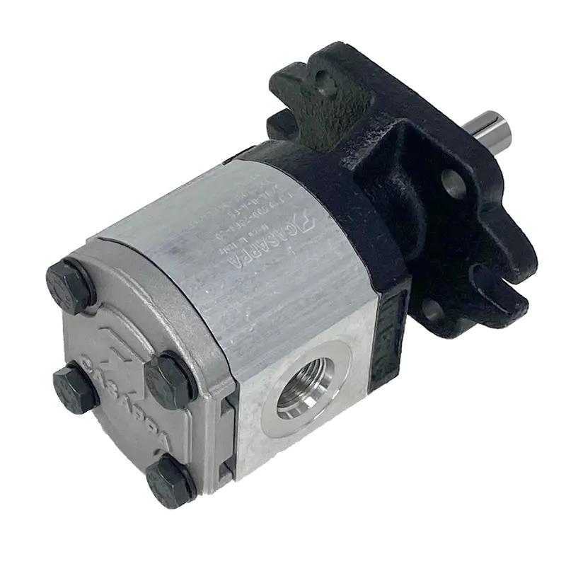 Plm10.6,3R0-36R9-Lob/Oc-N-L : Casappa Polaris Gear Motor, 6.67Cc, 3335Psi, 3500Rpm, Birotational, 1/2" Bore X 1/8" Key Shaft, Sae Aa 2-4 Bolt Flange, 0.5 (1/2") #8 Sae In, 0.625 (5/8") #10 Sae Out, Aluminum Body Cast Iron Flange And Front Cover 2