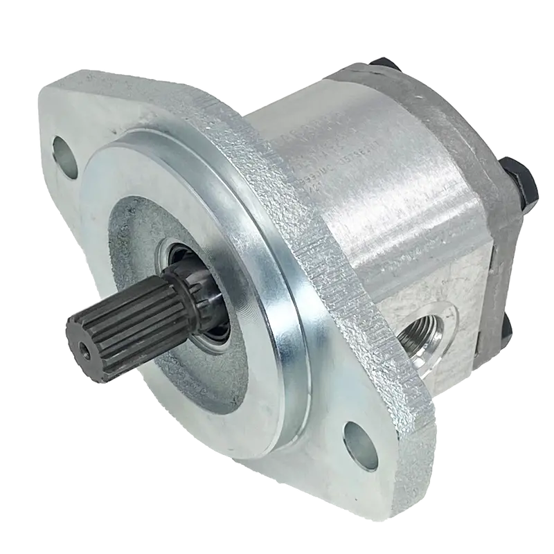 Plm20.11,2B0-04S5-Loc/Oc-N-L : Casappa Polaris Gear Motor, 11.23Cc, 3625Psi Rated, 3500Rpm, Reversible Interior Drain, 13T 16/32Dp Shaft, Sae B 2-Bolt Flange, 0.625 (5/8") #10 Sae Inlet, 0.625 (5/8") #10 Sae Outlet, Aluminum Body, Cast Iron Flange 1