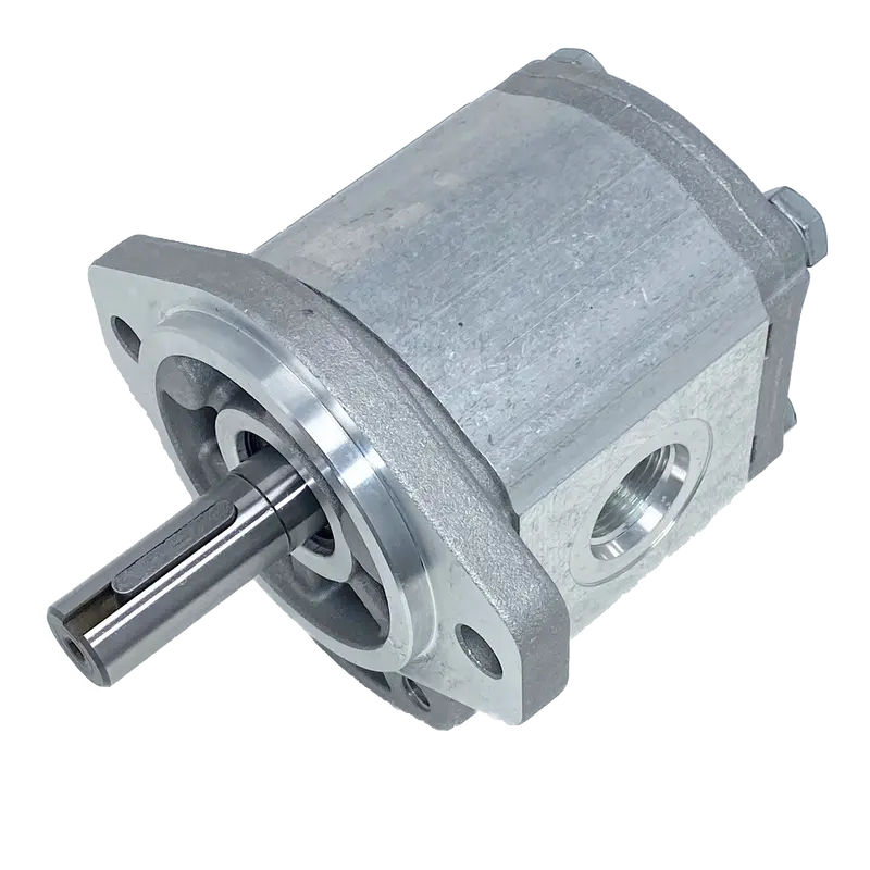 Plm20.16R0-49S1-Loc/Od-N-El : Casappa Polaris Gear Motor, 16.85Cc, 3625Psi Rated, 3000Rpm, Reversible Rear External Drain, 3/4" Bore X 3/16" Key Shaft, Sae A 2-Bolt Flange, 0.625 (5/8") #10 Sae Inlet, 0.75 (3/4") #12 Sae Outlet, Aluminum Body & Flange 1
