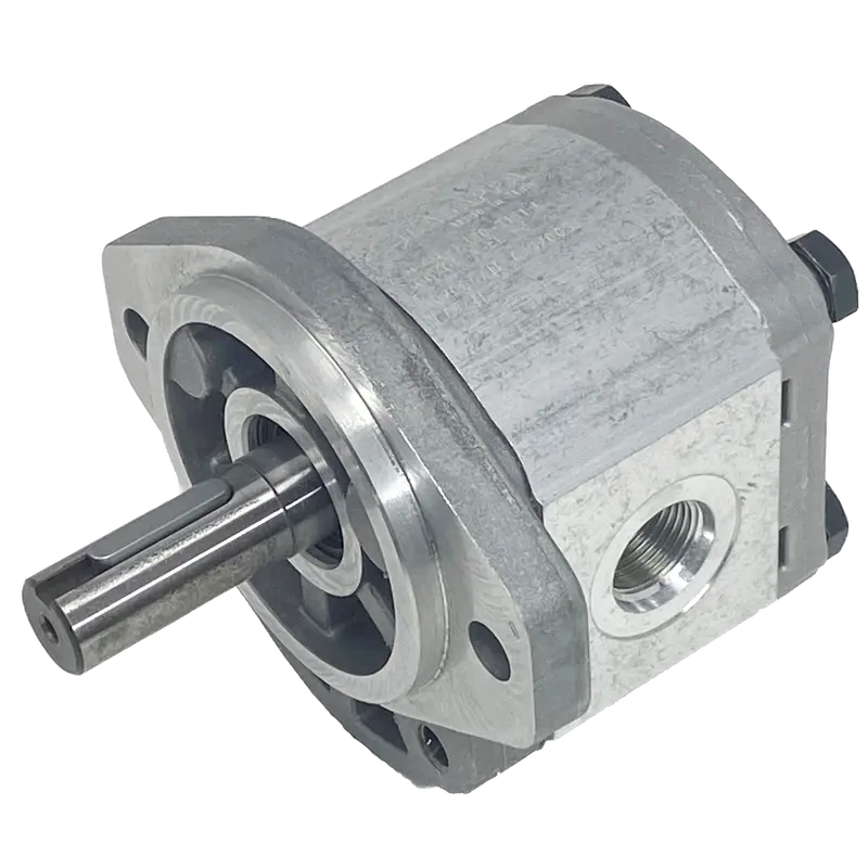 Plm20.6,3R0-49S1-Loc/Oc-N-El : Casappa Polaris Gear Motor, 6.61Cc, 3625Psi Rated, 4000Rpm, Reversible Rear External Drain, 3/4" Bore X 3/16" Key Shaft, Sae A 2-Bolt Flange, 0.625 (5/8") #10 Sae Inlet, 0.625 (5/8") #10 Sae Outlet, Aluminum Body & Flange 1
