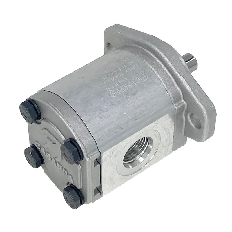 Plp10.10D0-30S0-Loc/Ob-N-El : Casappa Polaris Gear Pump, 10.67Cc, 2030Psi Rated, 3500Rpm, Cw, 1/2" Bore X 1/8" Key Shaft, Sae Aa 2-Bolt Flange, 0.625 (5/8") #10 Sae Inlet, 0.375 (3/8") #6 Sae Outlet, Aluminum Body & Flange 2