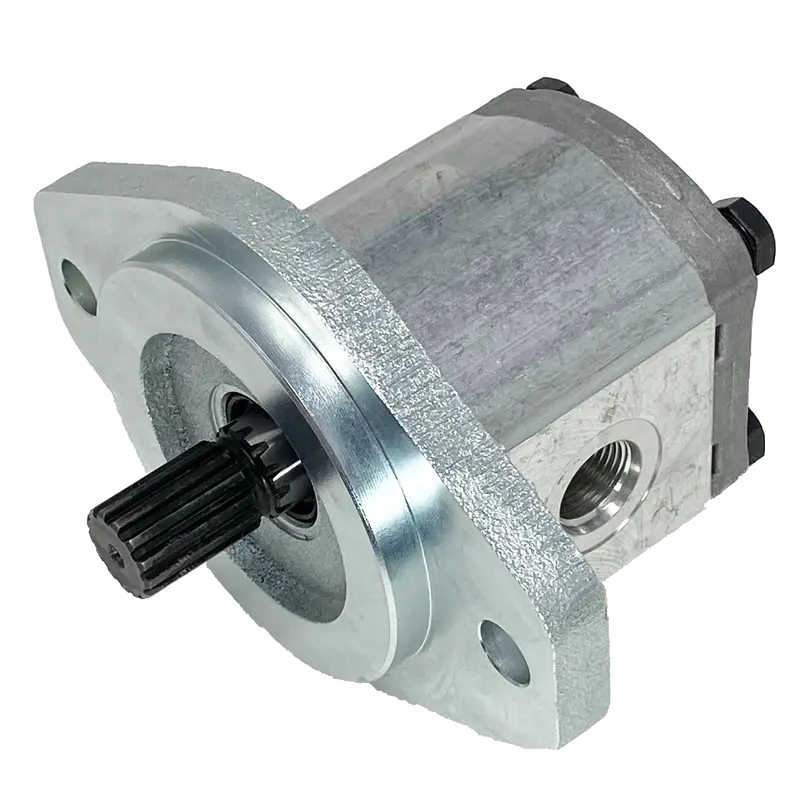 Plp20.20D0-04S5-Lod/Oc-N-L : Casappa Polaris Gear Pump, 21.14Cc, 2900Psi Rated, 3000Rpm, Cw, 13T 16/32Dp Shaft, Sae B 2-Bolt Flange, 0.75 (3/4") #12 Sae Inlet, 0.625 (5/8") #10 Sae Outlet, Aluminum Body, Cast Iron Flange 1