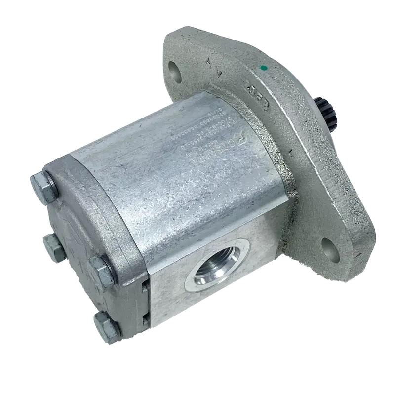Plp20.25D0-04S5-Lod/Oc-N-L : Casappa Polaris Gear Pump, 26.42Cc, 2465Psi Rated, 3045Rpm, Cw, 13T 16/32Dp Shaft, Sae B 2-Bolt Flange, 0.75 (3/4") #12 Sae Inlet, 0.625 (5/8") #10 Sae Outlet, Aluminum Body, Cast Iron Flange 2
