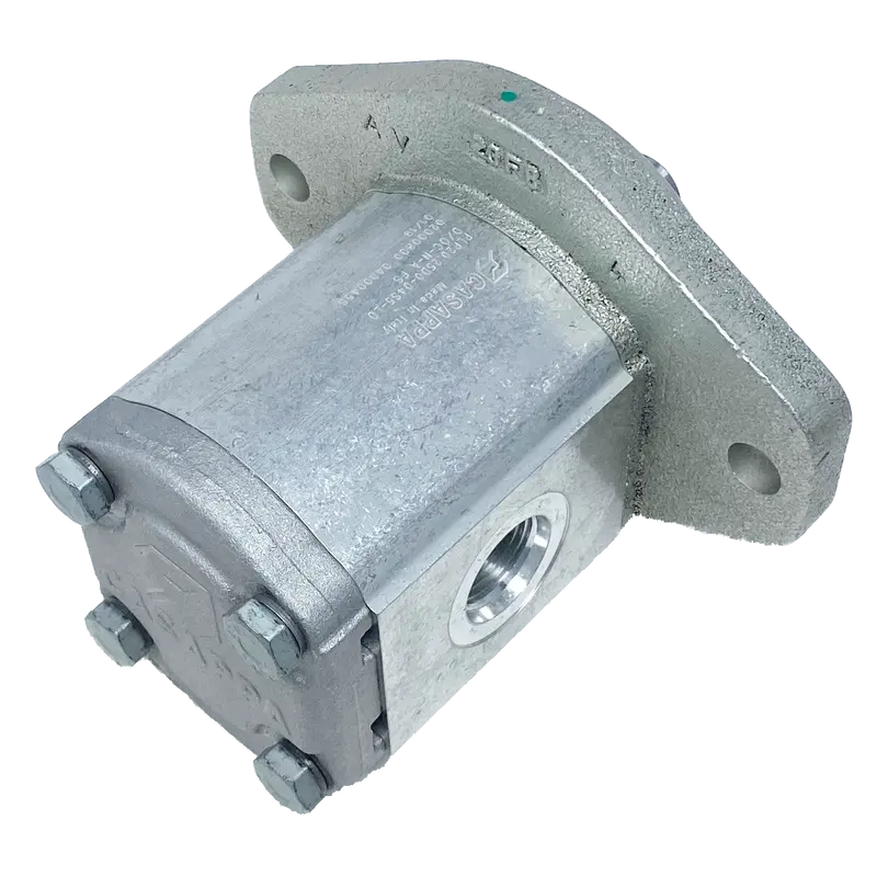 Plp20.25S0-32S5-Lod/Oc-N-L : Casappa Polaris Gear Pump, 26.42Cc, 2465Psi Rated, 3045Rpm, Ccw, 7/8" Bore X 1/4" Key Shaft, Sae B 2-Bolt Flange, 0.75 (3/4") #12 Sae Inlet, 0.625 (5/8") #10 Sae Outlet, Aluminum Body, Cast Iron Flange 2