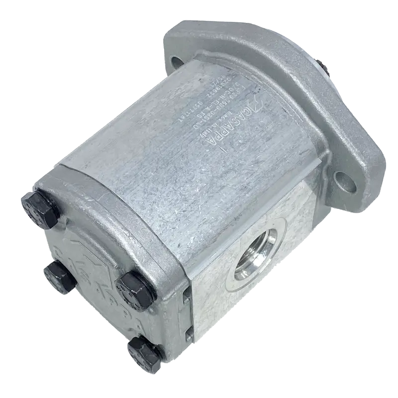Plp20.31,5D0-03S1-Lod/Oc-N-El : Casappa Polaris Gear Pump, 33.03Cc, 1885Psi Rated, 2465Rpm, Cw, 9T 16/32Dp Shaft, Sae A 2-Bolt Flange, 0.75 (3/4") #12 Sae Inlet, 0.625 (5/8") #10 Sae Outlet, Aluminum Body & Flange 2