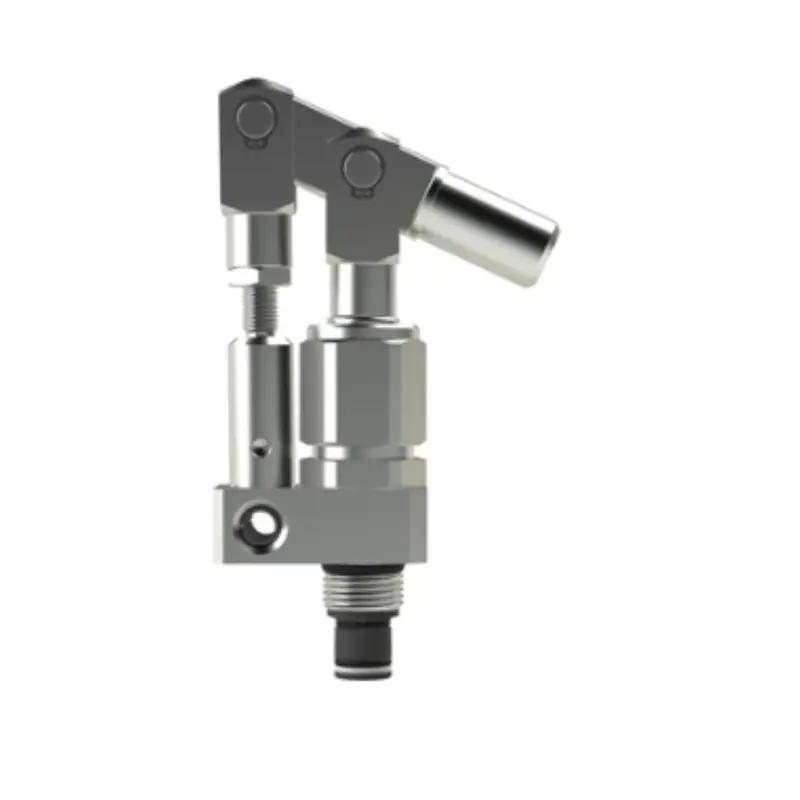 Pme10 : Oleoweb Hand Pump For Emergency Acting, 10Cc (0.6In3), 2900Psi Rated, Sae10/2 Cavity (Thread 7/8-14Unf) Includes An Acting Lever 19.6" Long 1