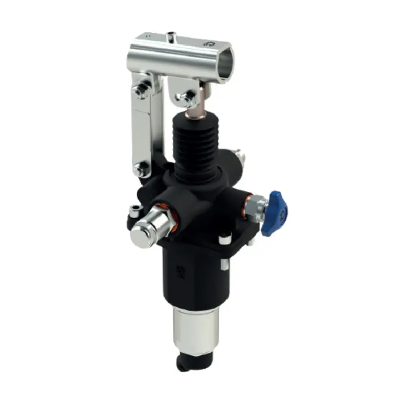 Pme580pcarv : Oleoweb 2-Speed Double Pumping Hand Pump For Single Acting Cylinder, With Rubber Boot, With Automatic Hi-Low Unloading Device & Relief Valve 1