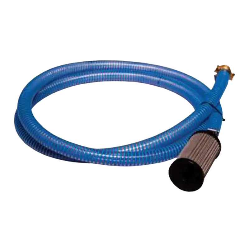 Pvc32-3M-Str100 : Dynaset Suction Hose With Filter, 1.25” 9.8Ft (3M), 23.7Gpm (90Lpm), Claw Coupling 1