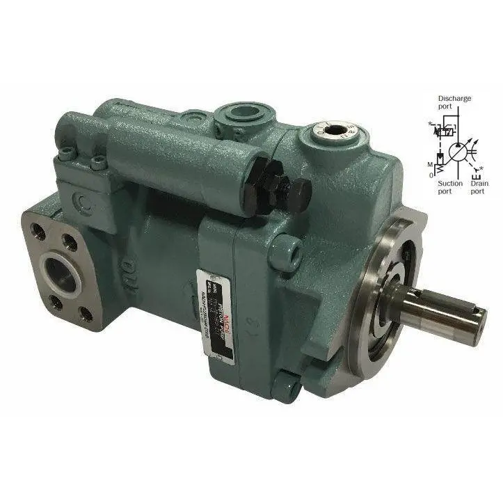 Pvs-1B-16N1-U-12 : Nachi Variable Piston Pump, 16.5Cc, 7.8Gpm, 2000Rpm, 3625Psi, Sae A 2-Bolt, 3/4" Bore X 3/16" Key Shaft, Pressure Comp, 286-1000Psi Range, Side Ported 1