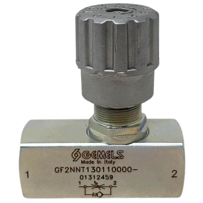 Rf N1/4 Pn400 Cs : Gemels Flow Control Valve, 1/4 Npt, 5800Psi Rated, Carbon Steel 2