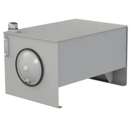 Rjic150-Ft : Magnaloy Reservoir, Jic Welded Top, Welded Top, Carbon Steel, 150-Gallon Capacity 1