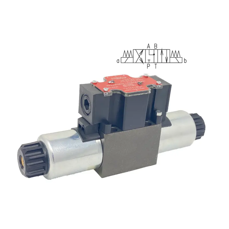 Rpew4-063Y11/12060Ew1r51 : Argo Dcv, D03, 21Gpm, 5100Psi, 3P4w, 120 Vac, Wiring Box With Lights, Spring Return, Motor Spool 1