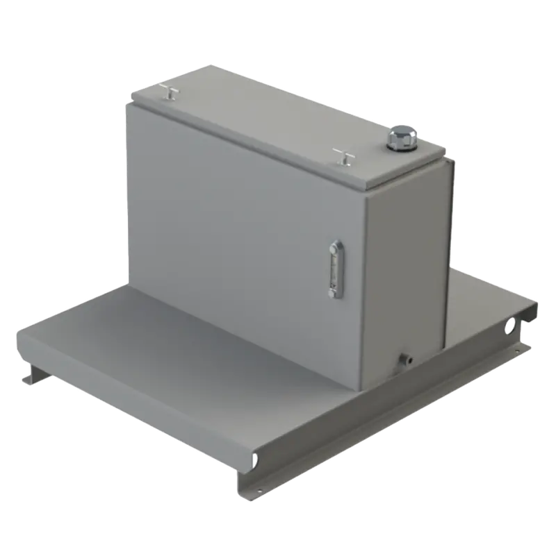 Rtp030-Ht : Magnaloy Reservoir, T-Shaped, Hinged Top, Carbon Steel, 30-Gallon Capacity 1