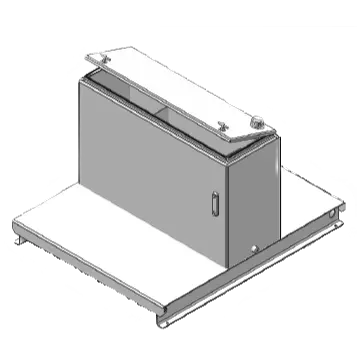 Rtp150-Ht : Magnaloy Reservoir, T-Shaped, Hinged Top, Carbon Steel, 150-Gallon Capacity 2