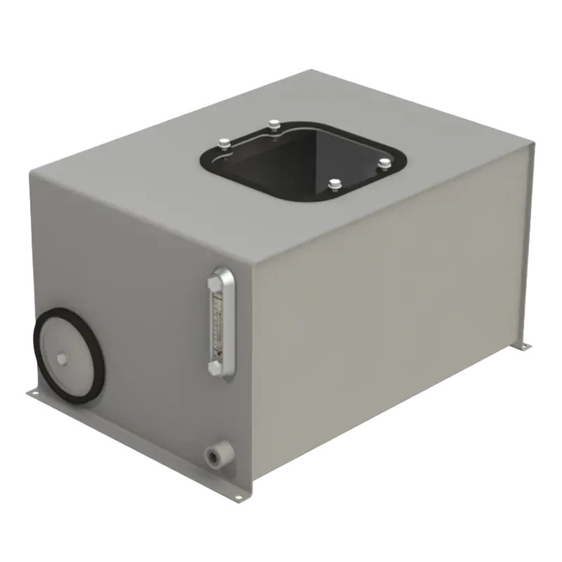 Rvp25 : Magnaloy Reservoir, Vertical, Non-Jic, Bolt-On Top, Carbon Steel, 25-Gallon Capacity 1