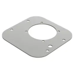 Rvpt-3 : Magnaloy Reservoir Lid Cover Plate, Vertical Econo Series, 7Ga, With Filler Breather & 56C Motor Cutout 1