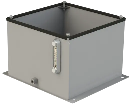 Rvs10b-2 : Magnaloy Reservoir, Vertical, Non-Jic, Bolt-On Top, Carbon Steel, 10-Gallon Capacity 1
