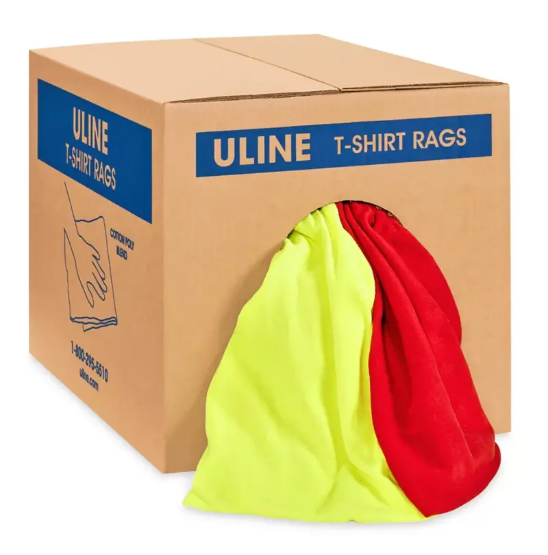 S-25725 : Colored T-Shirt Rags, 10Lb Box 1