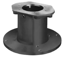 S182802bv : Magnaloy 182 Vertical Steel Mount Sae-B 2-Blt X 8 1