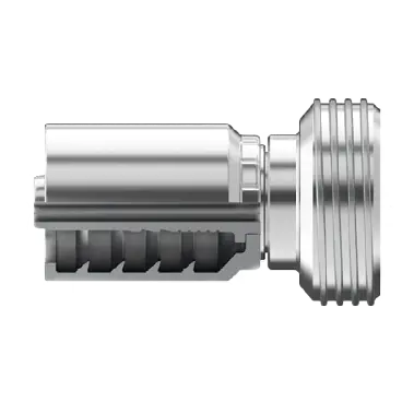 S6-Ihum1502-2432 : Continental Hose Fitting, 1.5 (1-1/2") Hose Id, 2-11 1/2 3 Tpi Acme 2G Hammer Union, Straight, Rigid Connection 1