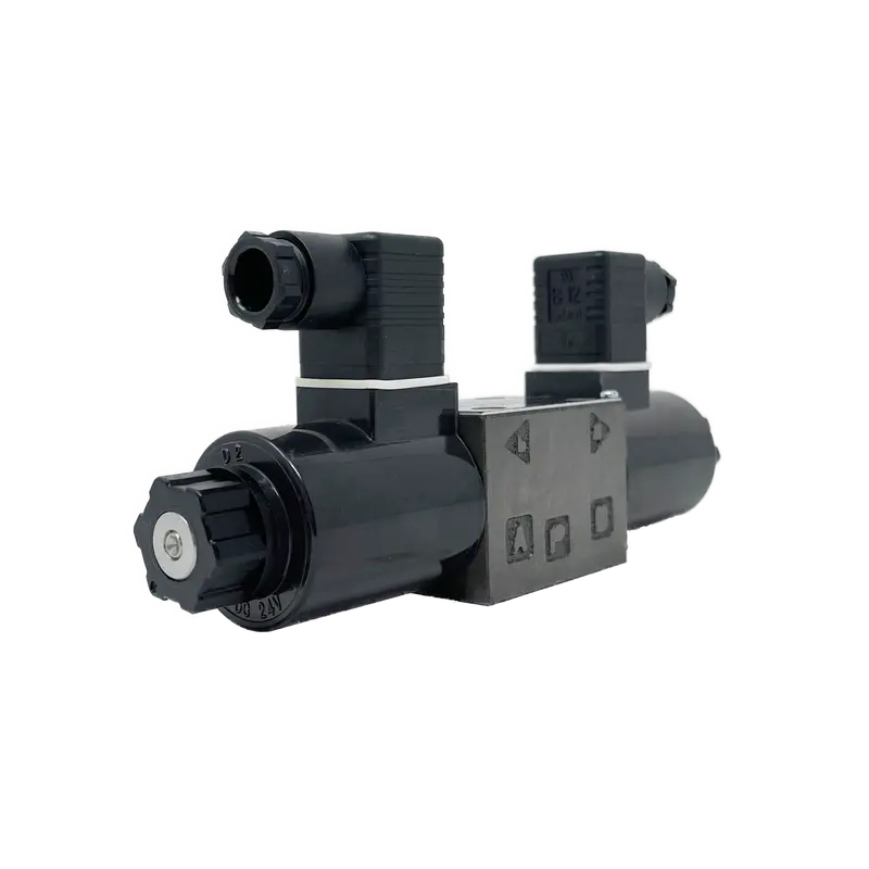 Sa-G01-C4-C115-E31 : Nachi Solenoid Valve, 3P4w, D03 (Ng6), 13.2Gpm, 5075Psi, All Ports Open Neutral, 110 Vac, Din 2