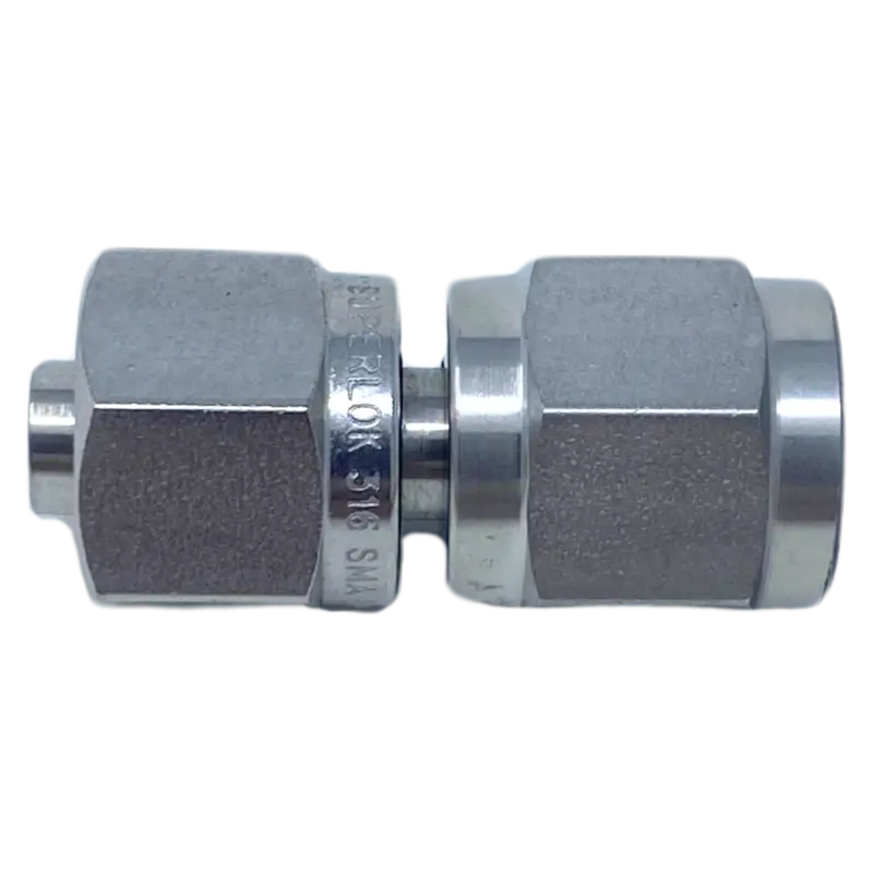 Saf 16-16U : Superlok Straight Stainless Tube Union, 1" (-16) Tube Od X 1-5/16-12 (-16U) Female Jic 1