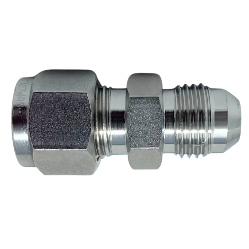 Sau 10-10U : Superlok Straight Stainless Tube Union, 5/8" (-10) Tube Od X 7/8-14 (-10U) Male Jic 1