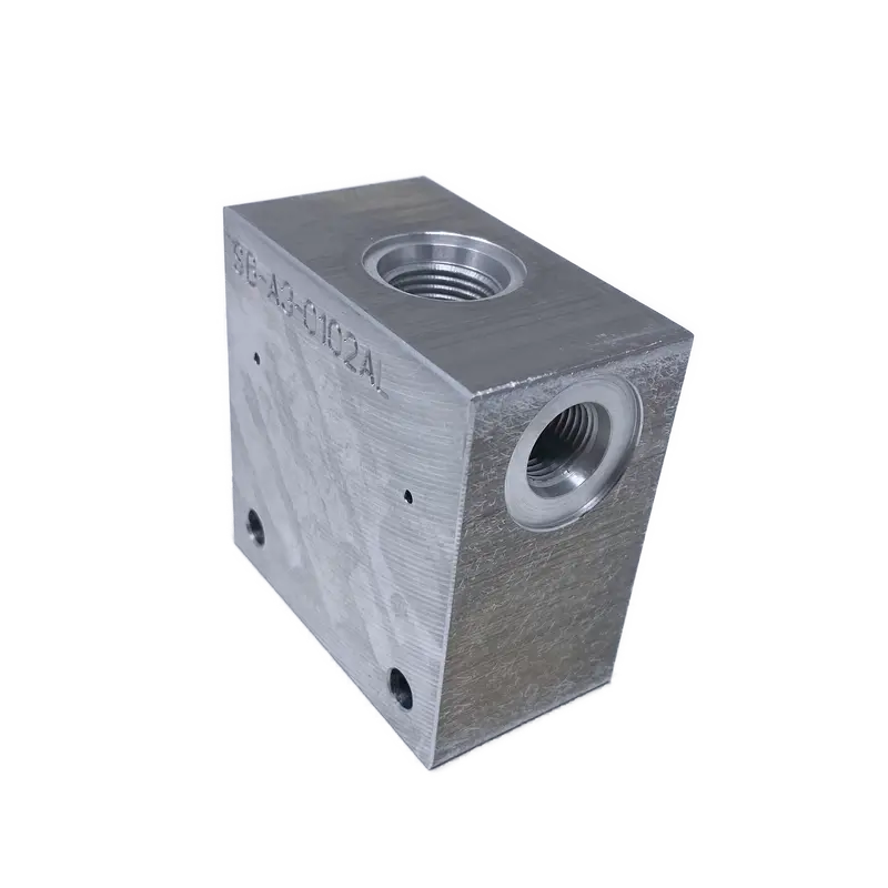 Sb-A3-0102Al : Argo Inline Body, C-8-3 #6 Sae (3/8), 3626Psi Rated, Aluminum, No Gauge Port 2
