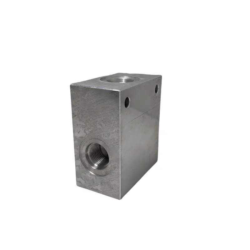 Sb-A4-0102Al : Argo Inline Body, C-8-4 #6 Sae (3/8"), 6091Psi Rated, Aluminum, No Gauge Port 2