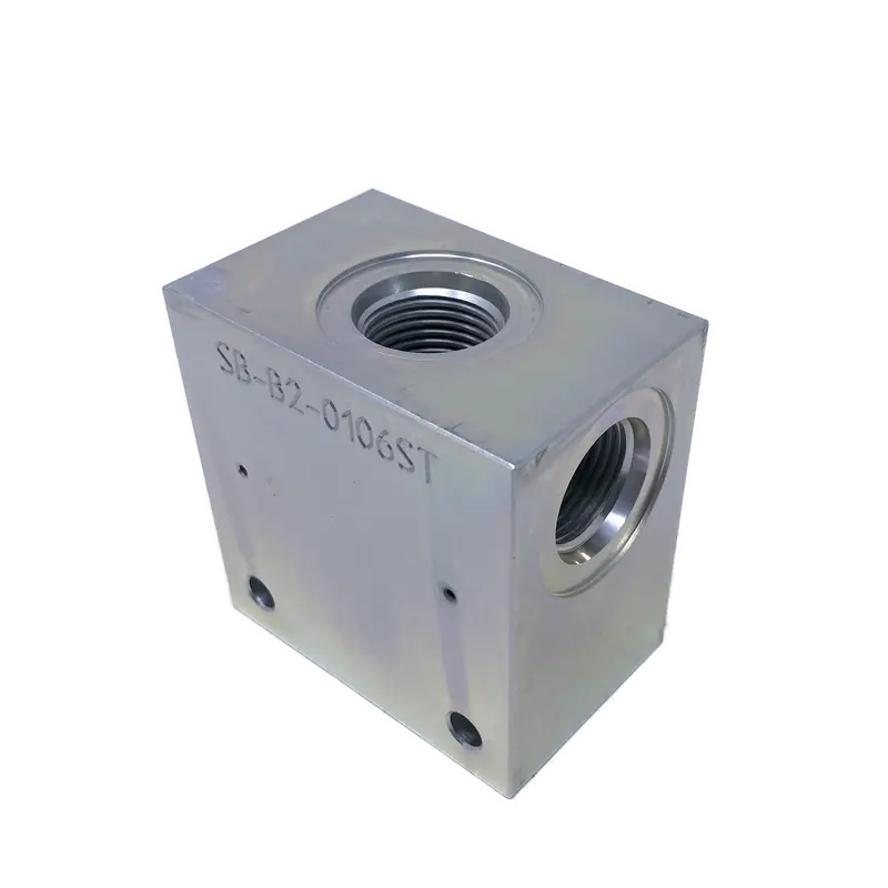 Sb-B2-0106St : Argo Inline Body, C-10-2 #10 Sae (5/8), 6091Psi Rated, Steel, No Gauge Port 2