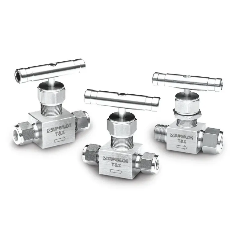 Sbnv2-F-8N : Superlok Integral Bonnet Bar Stock Needle Valve, 1/2" Fnpt, -65 F To 450 F, Vee Tip, Bar Handle, 6000Psi 1