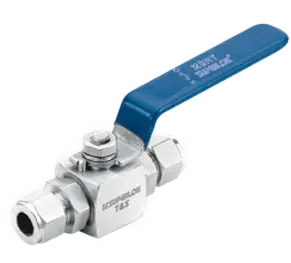 Sbvh3601-S-6-Pl : Superlok Ball Valve, Forged High Pressure, 3/8" Tube O.D, Locking Handle, 6000Psi, 316Ss 1
