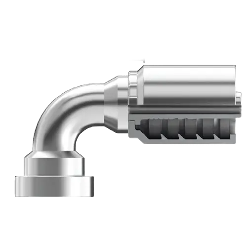 Se-Cf90-3232 : Continental Hose Fitting, 2 Hose Id,  2 Caterpillar, 90-Degree Connection 1