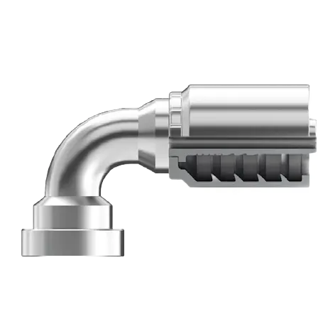 Se-Fl90-3232 : Continental Hose Fitting, 2 Hose Id,  2 Code 61, 90-Degree Connection 1