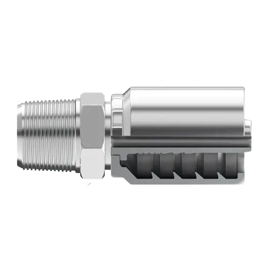 Se-Npmapi-2424 : Continental Hose Fitting, 1.5 (1-1/2") Hose Id, 1-1/2-11-1/2 Male Npm, Straight, Rigid Connection 1