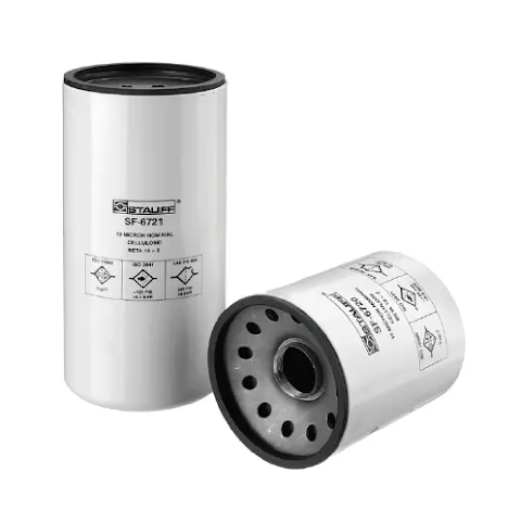 Sf-6726-Mg : Stauff Spin-On Filter Element, 25 Micron, Inorganic Glass Fiber, Long Element, Synthetic, For Use With Ssf Filter Heads 1