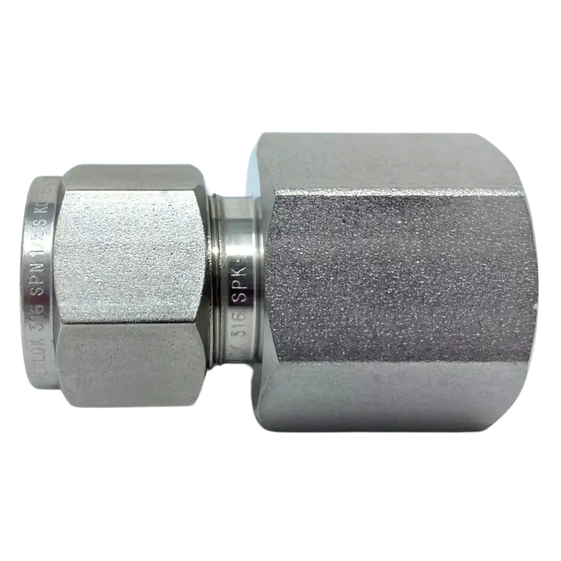 Sfc 16-16N : Superlok Straight Stainless Tube Union, 1" (-16) Tube Od X 1-11-1/2 (-16N) Female Npt 1